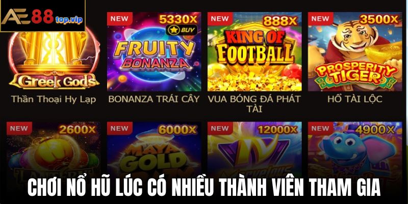 Nổ hũ khung giờ vàng - Chơi game vào thời điểm đông thành viên